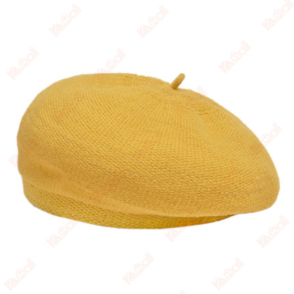 turmeric knit beanie monochrome pattern